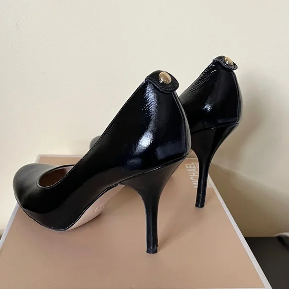 Michael Kors Black Patent Heels - Picture 6 of 6